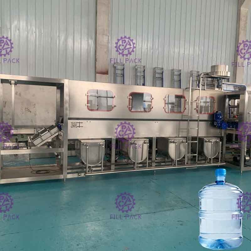 Linea 2 macchina di rifornimento dell'acqua da 5 galloni/pianta 300 BPH per l'acqua di Minear