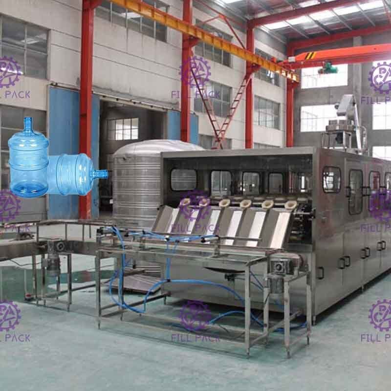 900BPH automatico macchina di rifornimento dell'acqua da 5 galloni con le linee tipo della pompa 6 di Nanfang