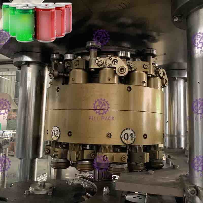 2 automatici in 1 possono linea di riempimento riempitore di latta della bevanda e macchina gassosi del sigillatore