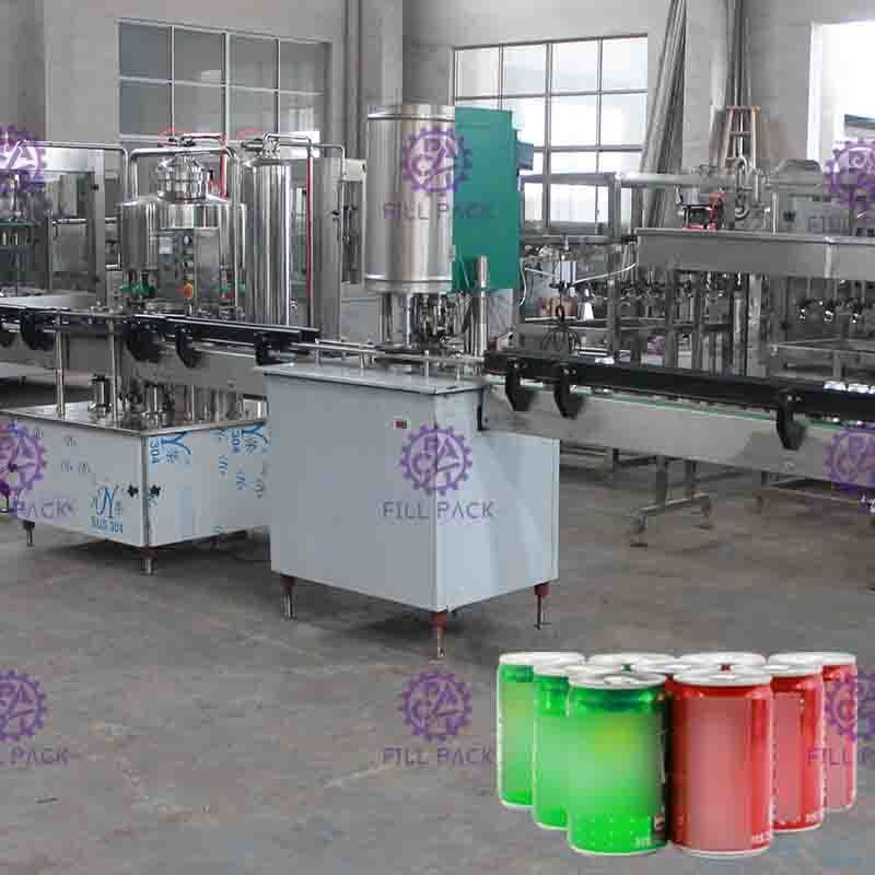 Tipo lineare linea di riempimento del barattolo del succo/latta del tè con l'alta velocità