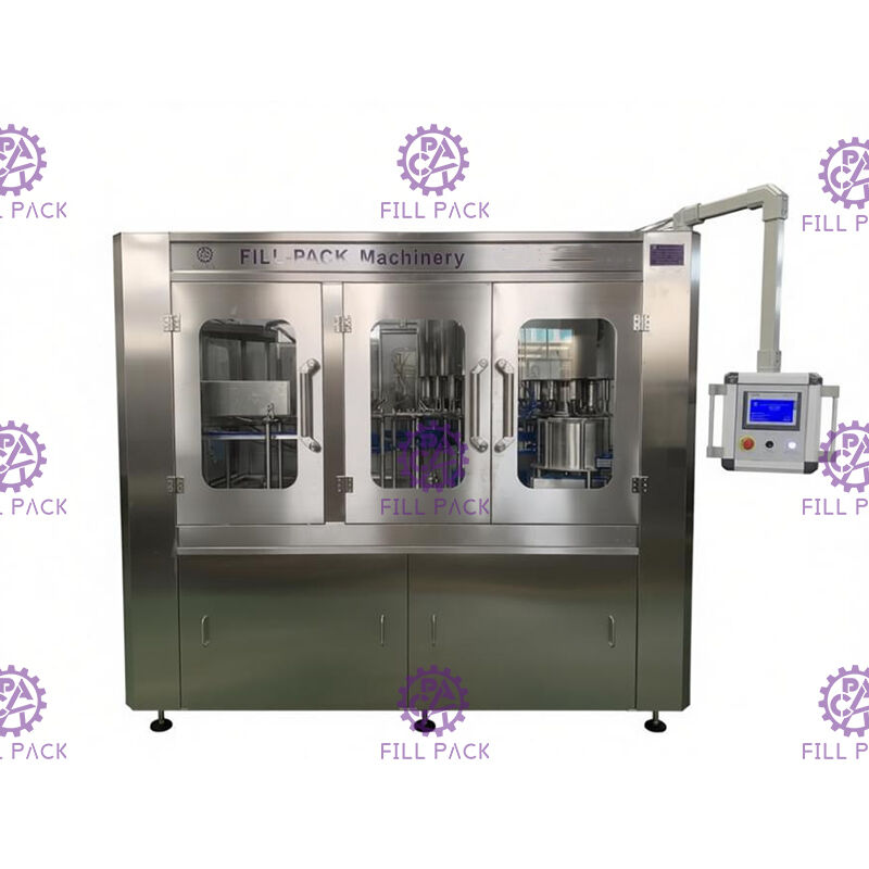 Tappatrice di riempimento di lavaggio automatico 3-In-1 per l'acqua minerale di plastica della bottiglia