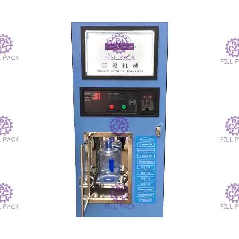 Erogatore dell'acqua del RO di self service, acqua che riempie la fase della macchina 4 di Vendo