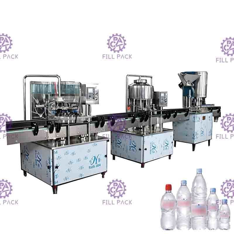 Minerale di 2000BPH Monoblock che risciacqua il tipo lineare della tappatrice del materiale da otturazione