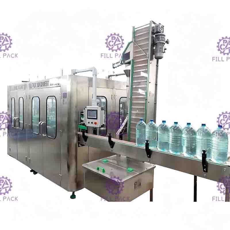 3L / minerale di plastica 3 della macchina di rifornimento dell'acqua di bottiglia 5L/10L in 1 1500BPH