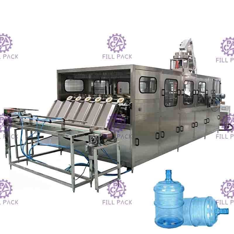 Attrezzatura/impianti/macchina/sistema/linea di coperchiamento di riempimento di lavaggio dell'acqua gallone/bottiglia del barilotto/del secchio