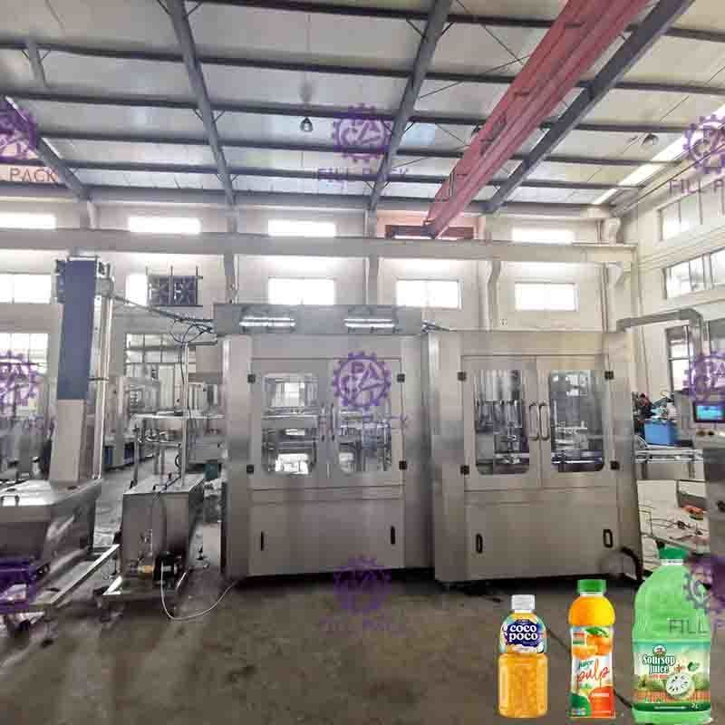 24 bottiglie di plastica della macchina di rifornimento del succo 8000 capi per coperchi a vite di ora