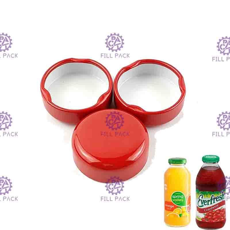 coperchio a vite del metallo della latta di 38mm 43mm Juice Glass Bottle Caps Lid 48mm 53mm 58mm