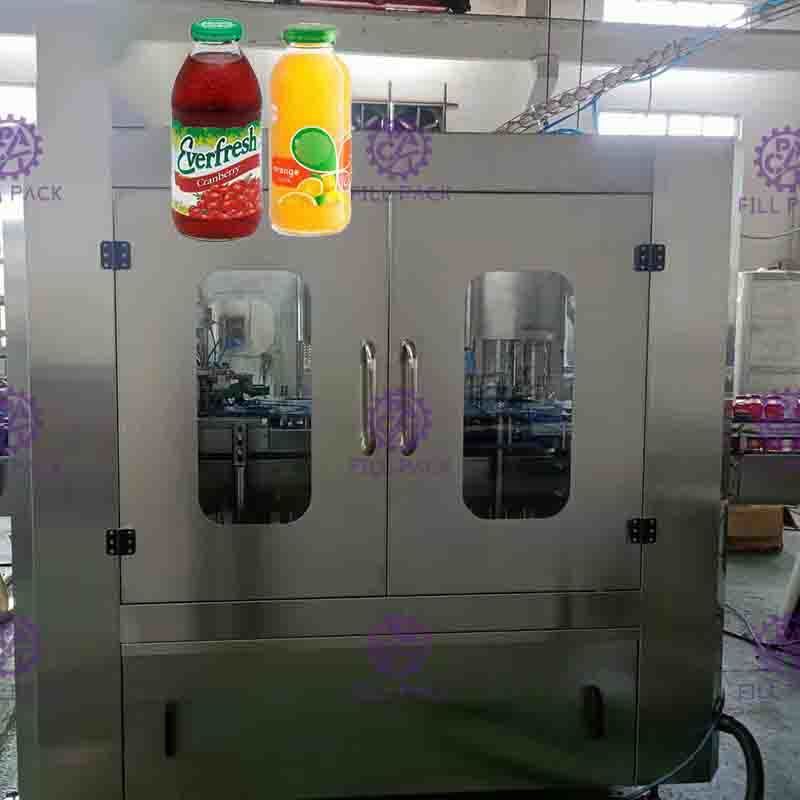 3 automatici in 1 TORSIONE arancio di Juice Filling Equipment With del granello della polpa FUORI dal coperchio a vite